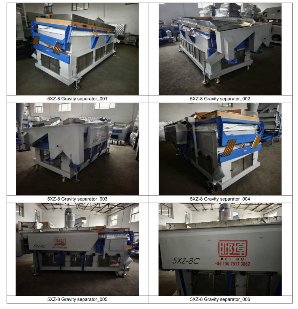 Inspección de separador por gravedad 5XZ-8 — maquinaria agrícola en China